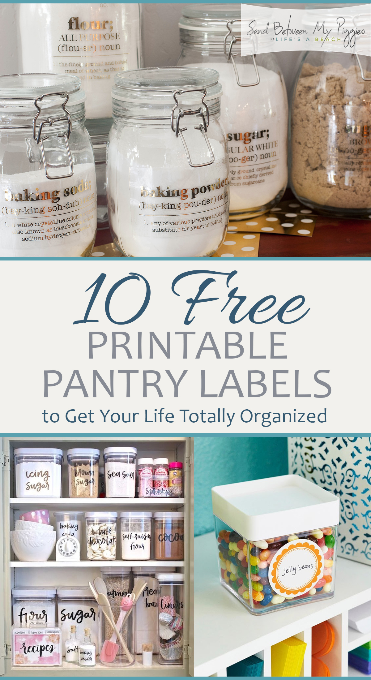 10 FREE Printable Pantry Labels To Get Your Life Totally Organized