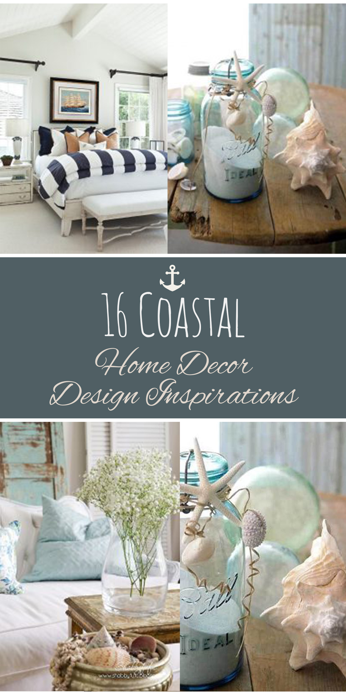 16 Coastal Home Decor Design Inspirations | Sand Between My Piggies