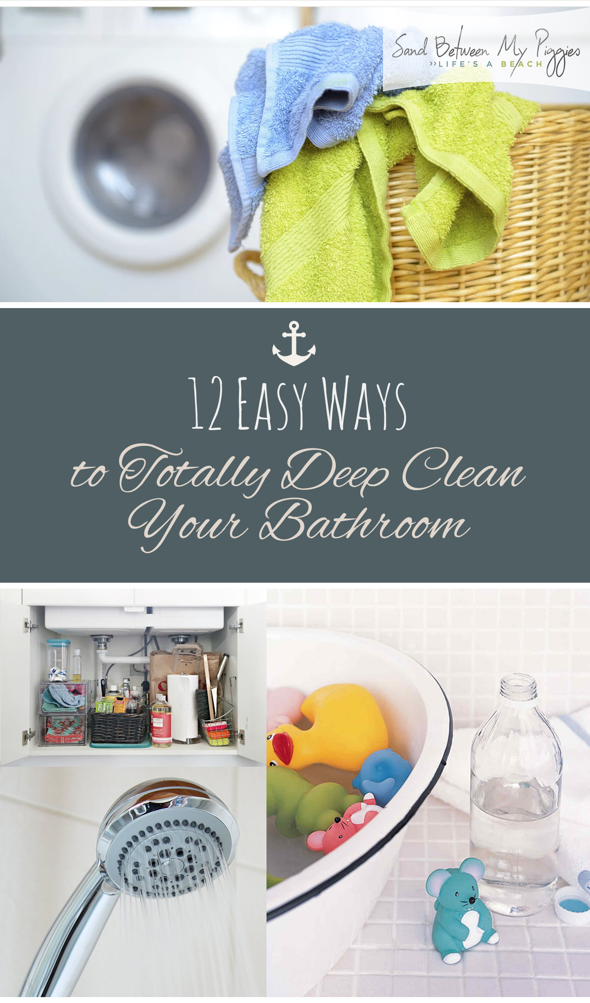 12 Easy Ways to Totally Deep Clean Your Bathroom Sand Between My