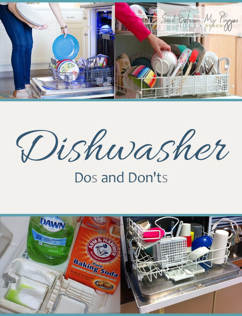 Dishwasher Dos and Don'ts Sand Between My Piggies Beach Vacations