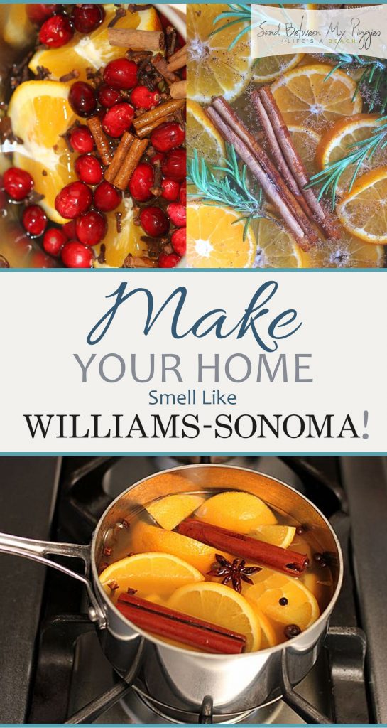 Make Your Home Smell Like WilliamsSonoma! Sand Between My Piggies Beach Vacations and Travel