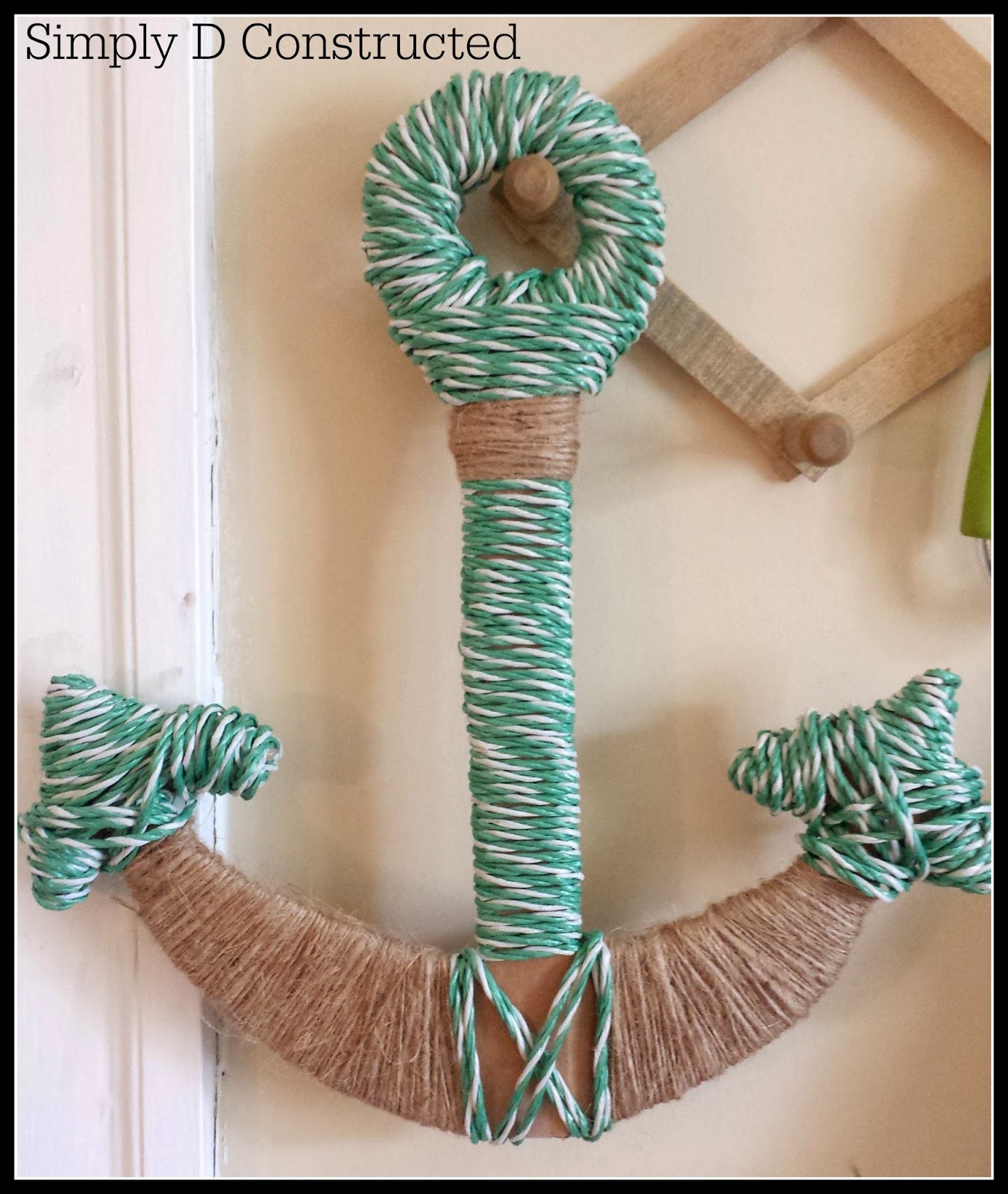DIY Anchor Decor for the Coastal Home Sand Between My Piggies Beach