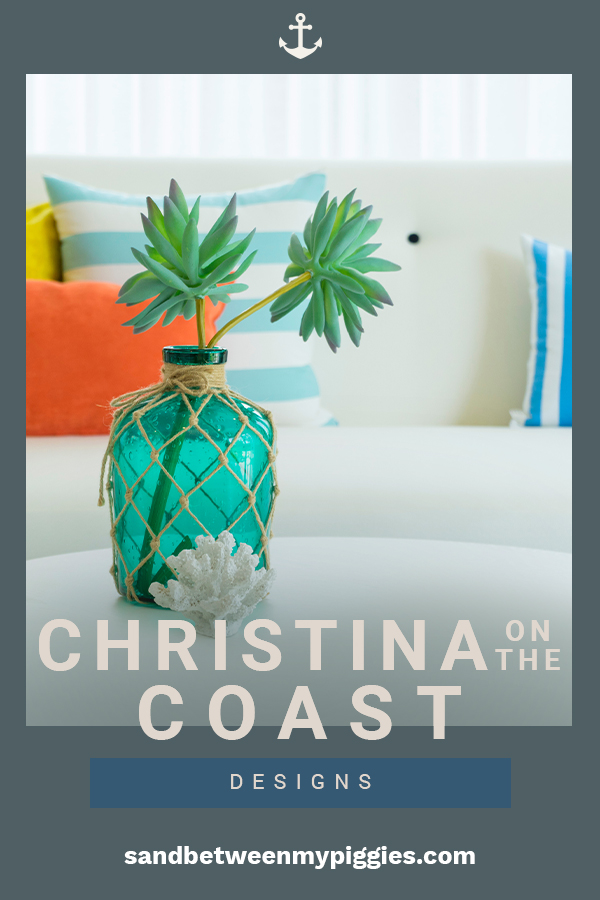 I couldn't tell you how excited I was when Christina got her own coastal show. I might as well be her soul sister. If you love coastal home decor, you are going to love the ideas we are sharing. They are Christina's ideas for the latest in home decor. Keep reading. Life's a beach and even better when Christina is offering her design advice. #coastalhomedecor #coastaldecortrends #christinaonthecoast