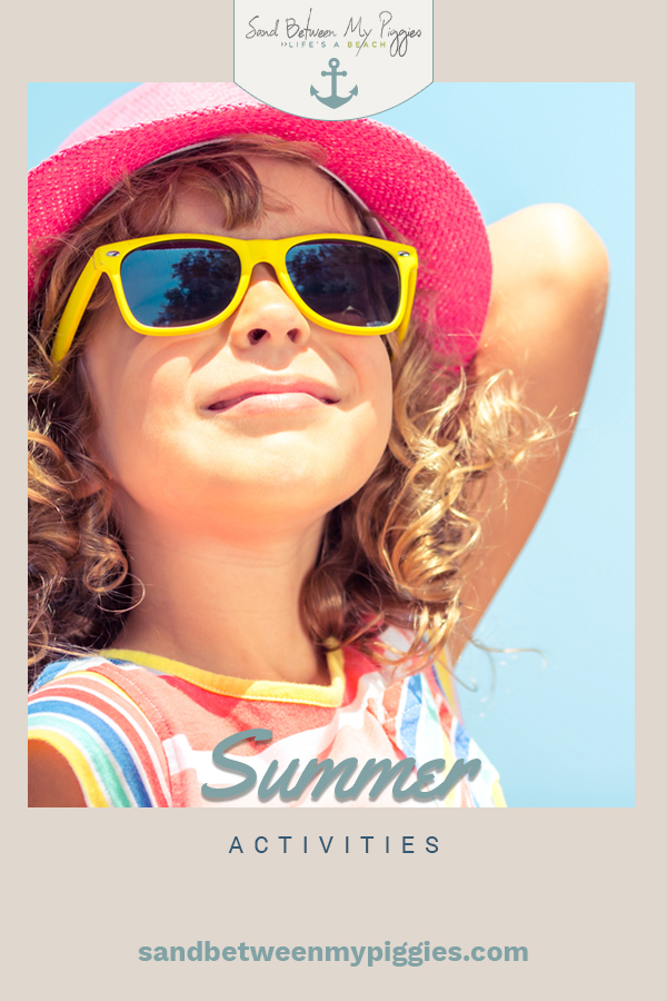 Bored at home with nothing to do? Never again! Check out this list of amazing summer activities that you can do in the comfort of your own home. #sandbetweenmypiggiesblog #summerfun #diy